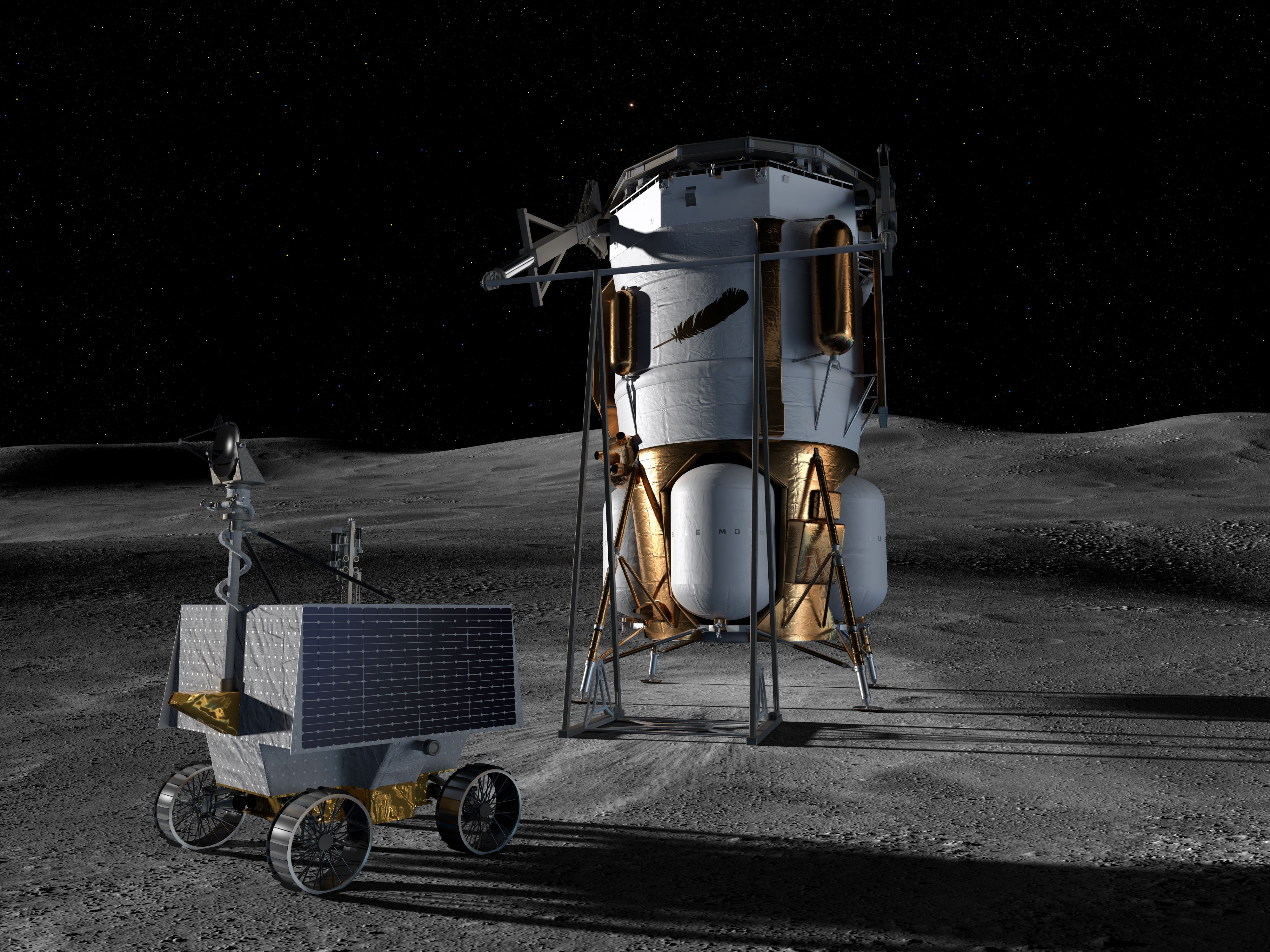 Jeff Bezos‘ Blue Origin gewinnt Vertrag zur NASA Rover zum Mond